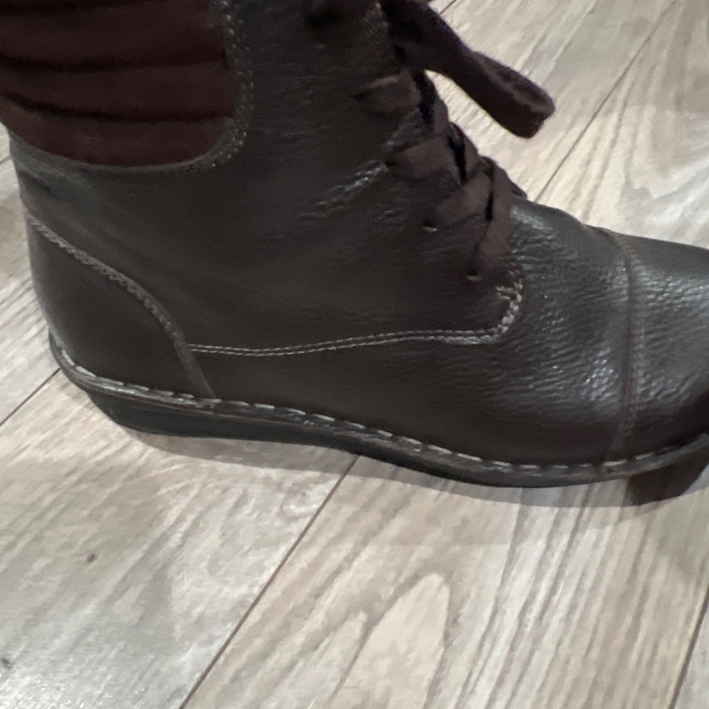 Brown ankle boots